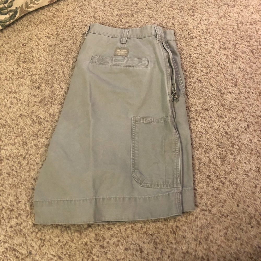 Mens Columbia Brand Shorts Size 40 Grey 100% Cotton